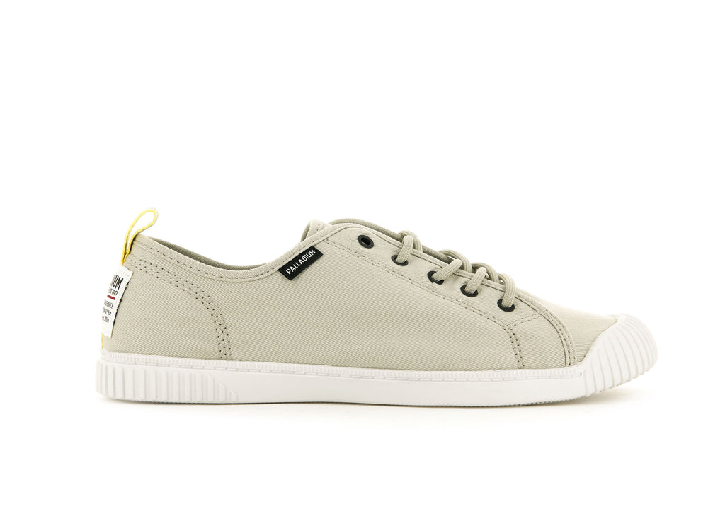 Zapatillas Palladium EASY LACE CANVAS Mujer Dune | Costa Rica-37589